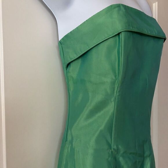 Jessica‎ McClintock Green Strapless Prom Dress - Picture 2 of 10